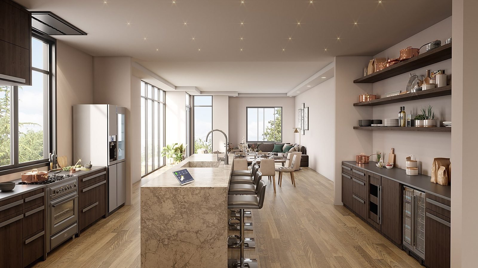 Photorealistic 3D interior rendering