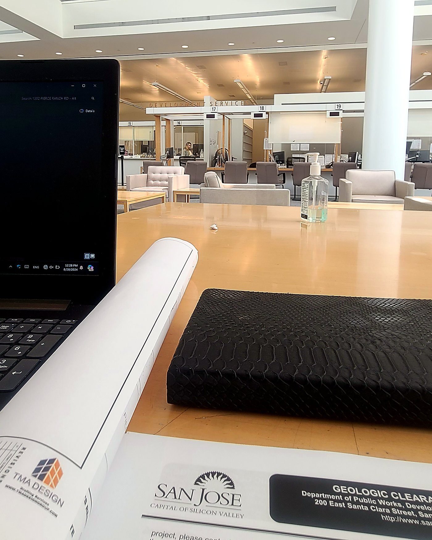 TMA Design permit set at the San Jos&eacute; Development Services counter