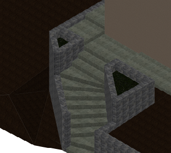 Retaining wall and stair structural detail