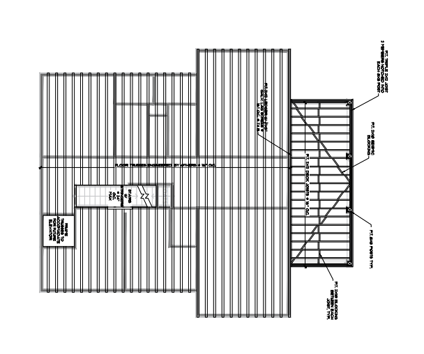Engineered floor framing plan