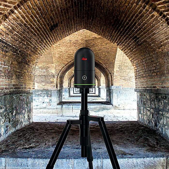 BLK360 laser scanner on site
